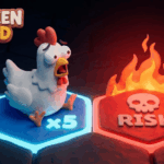 Chicken Road slot game con gallina divertida