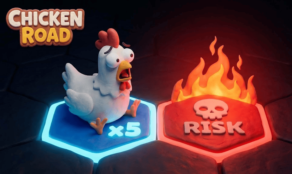 Chicken Road slot game con gallina divertida